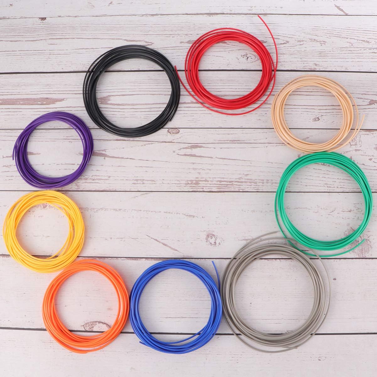 review LUANES HONGQING - 10pcs 1.75mm 3D Pen Printer Filament Pla Filament Refill 3D Printing Tool Supplies(Random Color) (Color : Style 2, Size : 5pcs)