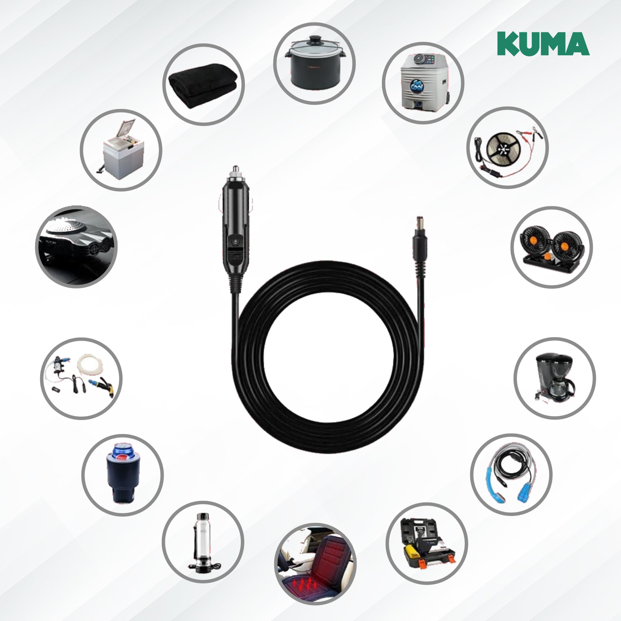 KUMA 12v DC Power Adapters (Non Regolamentato)