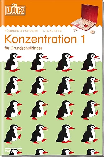 LÜK: 1./2./3./4. - Fördern &amp; Fordern Konzentration 1: Fördern &amp; Fordern: Für Grundschulkinder (LÜK-Übungshefte: Fördern und Fordern)