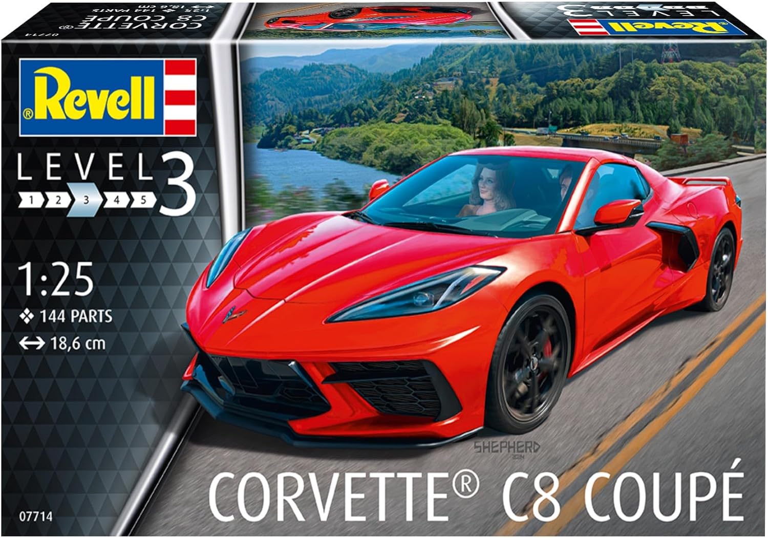 Revell 1/24 Chevrolet Corvette C8 Coupe 7714