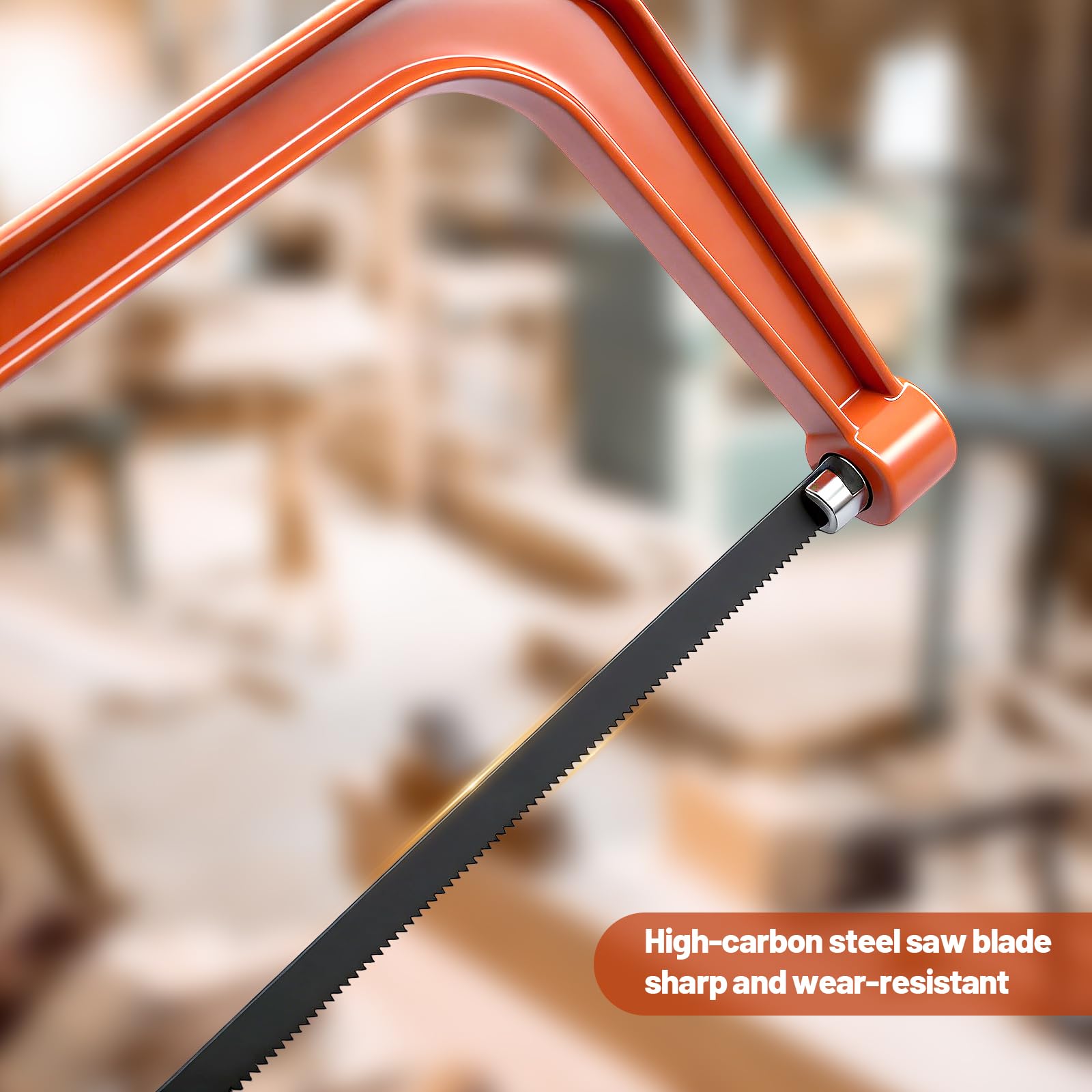 12 Stück Mini Metallsäge Set mit Gehrungslade 150 mm Hand Bügelsäge Klein Orange Eisensäge Klein mit 10 Klinge Holzsäge Hand Kleine Handsäge mit Verstellbarem Winkel für Metall Holz Kunststoff