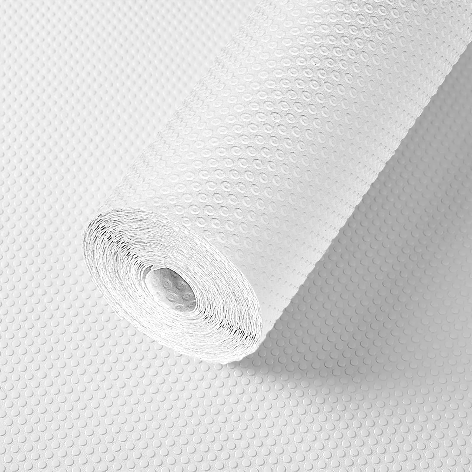 Drawer Liners, Waterproof Shelf Liner, Anti-Slip Non-Adhesive BPA Free Kitchen Cupboard Cabinet Liner Refridge Fridge Mats Sink Protector Strong Durable for Home Office (White/30cm×300cm)