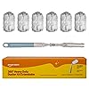 Amazon Basics 360° Heavy Duty Duster Kit with Extendable Handle and 6 Microfiber Plumes Refills for Pet Hair