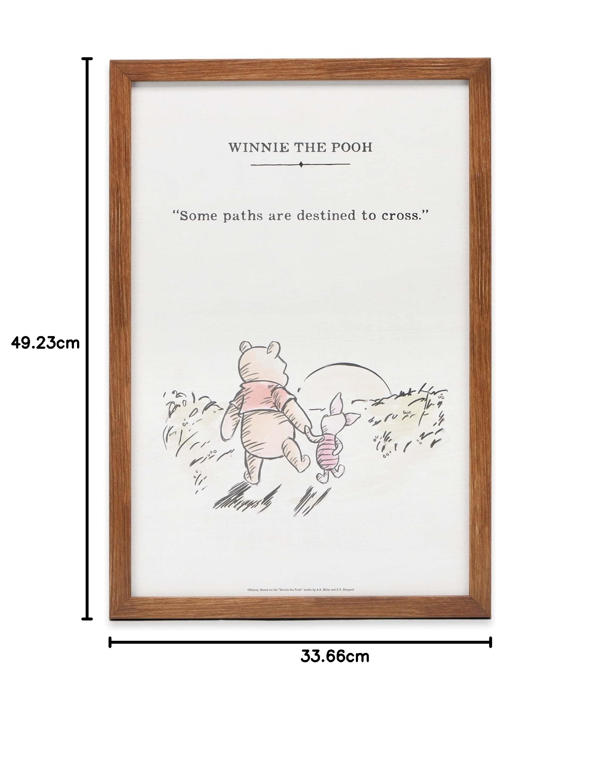 まななっとう くまのプーさん 絵画 木製フレーム ディズニー アート まななっとう くまのプーさん 絵画 木製フレーム ディズニー アート