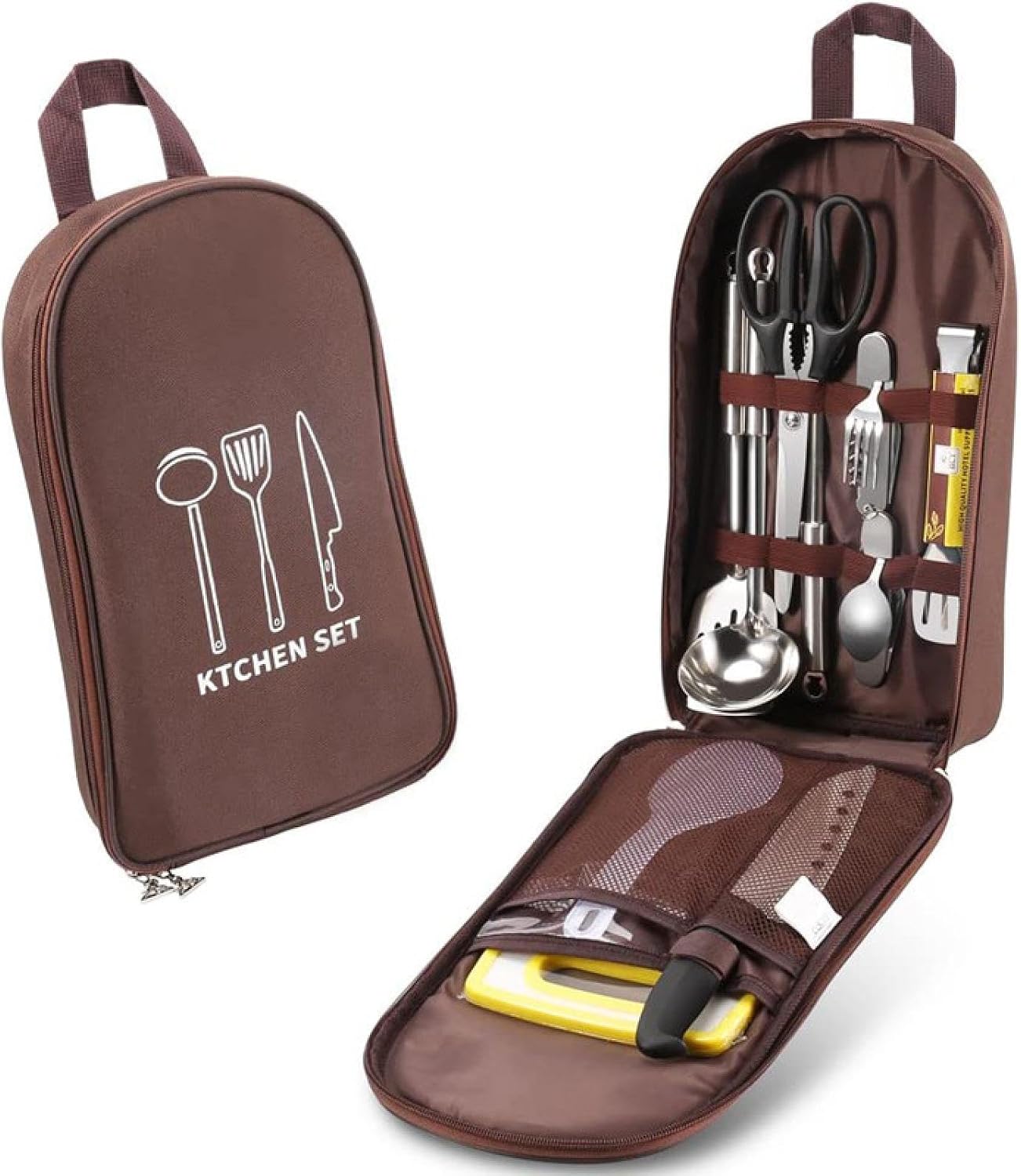 Travel Cookware Organizer Bags Camping, Cookware, Portable Outdoor BBQ Bags, Camping, Spoons, Chopsticks Organizer
