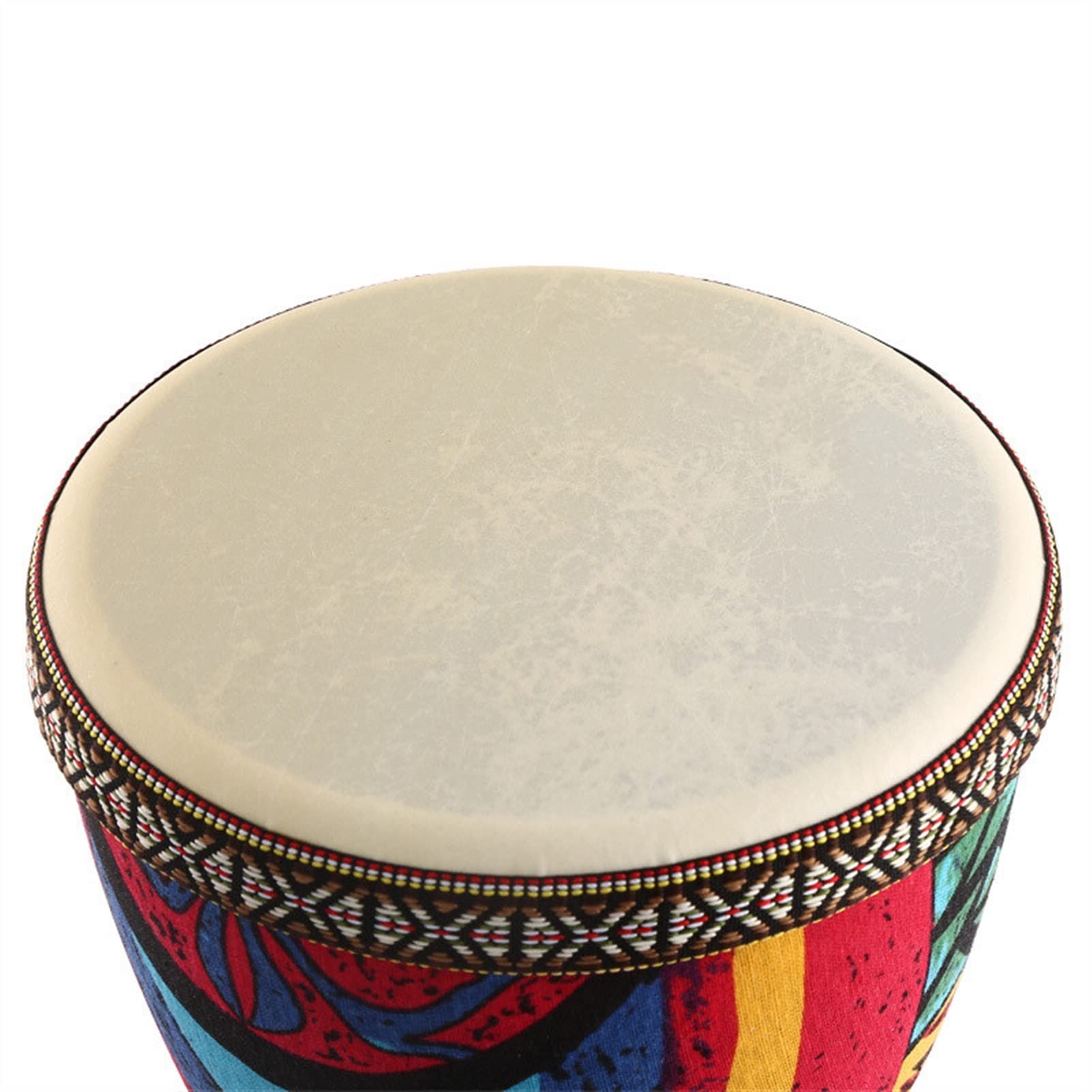 FLFL Djembe Tambor Abdominales Pandereta Ligera para Niños, Práctica De Principiantes De Luz, Tuning Gratuito 8 Pulgadas-Timpani Djembe