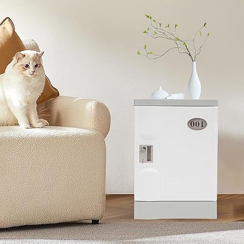 Miniatura 4 de Taquilla, armario de almacenamiento con cerradura de 19 pulgadas con llaves. Ideal para niños, hogar, escuela, oficina o al aire libre. Caja de