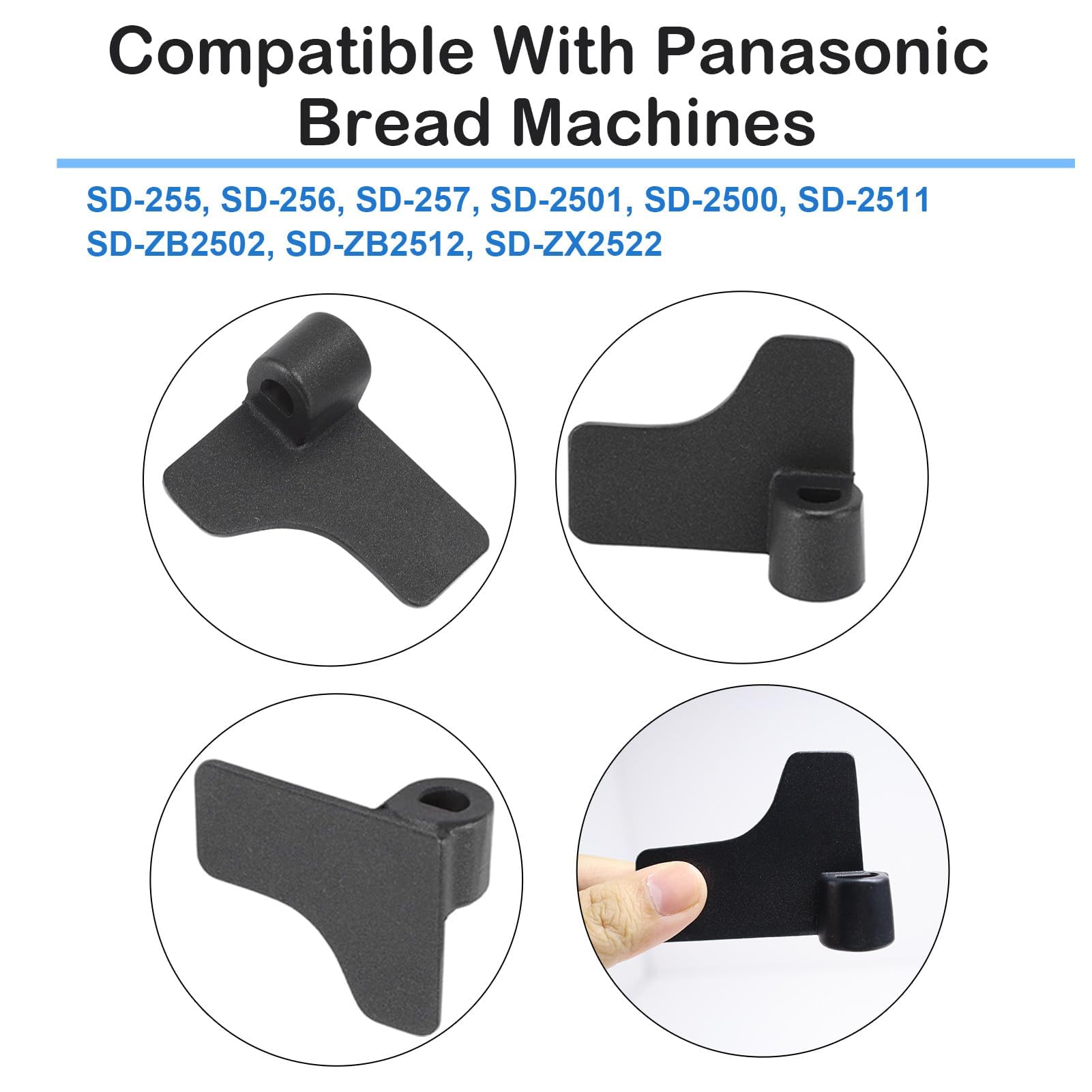 Pagaia Per Pane Panasonic SD256 SD257, Ricambio Antiaderente In Teflon