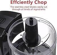 Vista 4 de Liebe&Lecker Mini Food Processor,1.5 Cup Mini Chopper for Cutting Vegetable, Garlic,Onion and Meat