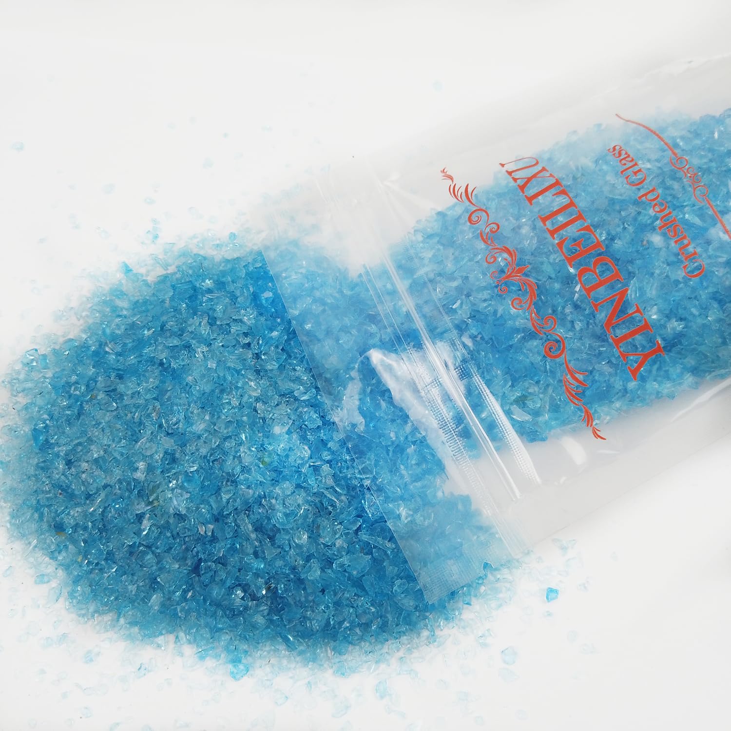 Gold Crushed Glass Glitter for Resin Art -15