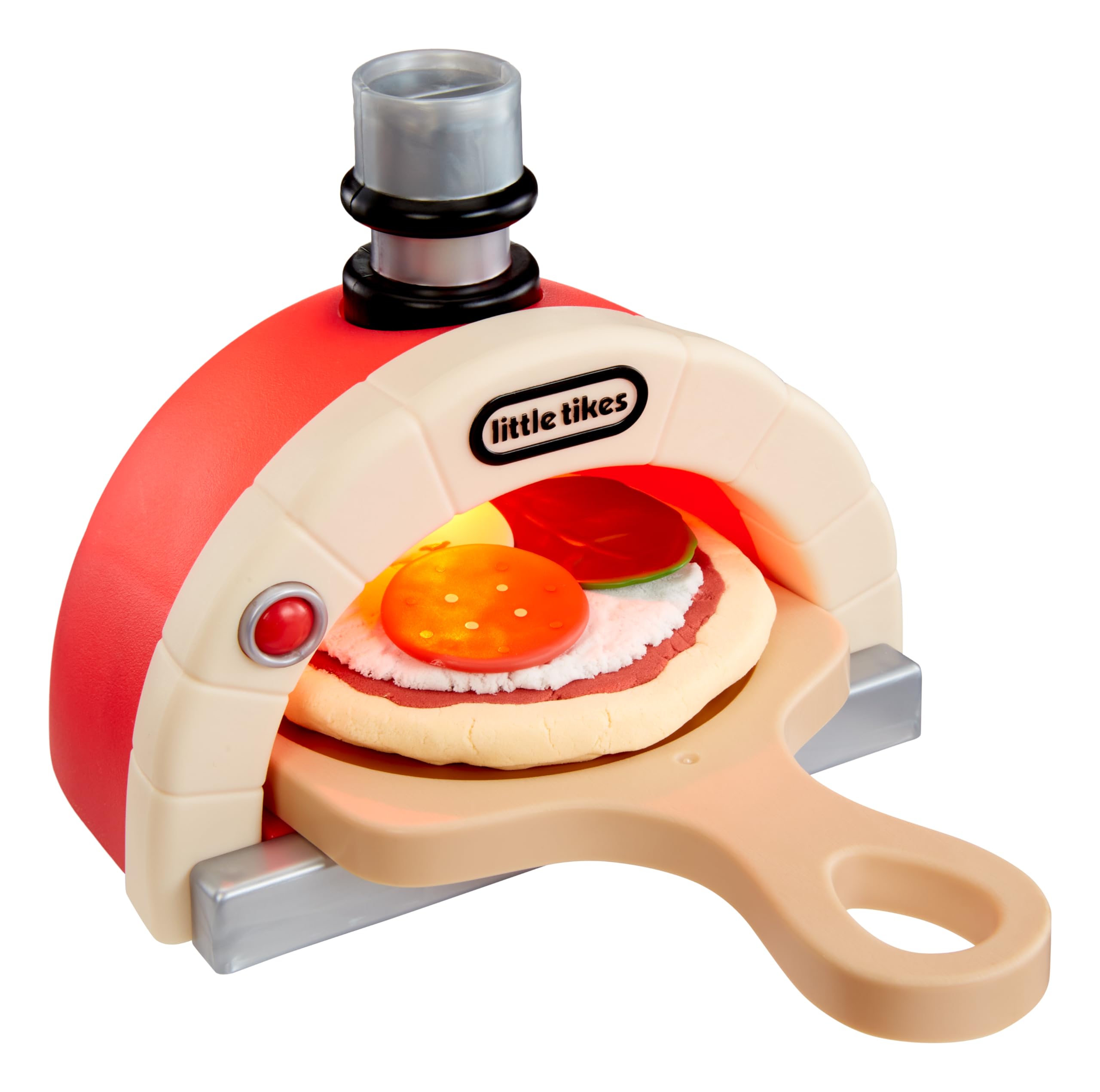 Little Tikes Creative Chefs Pizza Kit - con Arena Especial de Juego Make-It! Mix, 22 Accesorios, Juego de Chef de Pizza Realista, para Niños y Niñas Mayores de 3 Años, NO Comestible