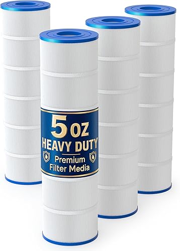Cartuchos de filtro de piscina C4030 actualizados (paquete de 4), compatibles con Hayward SwimClear C4020, C4025, C4030, tela resistente de 5 onzas