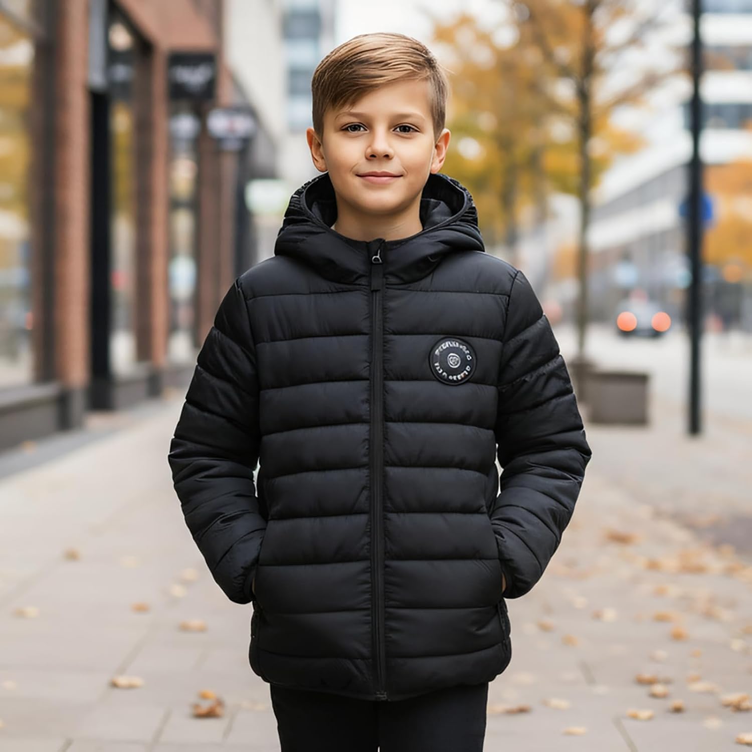 solomate Boys Winter Coats with Hood - 8-14Y Boys' Outerwear Winter Puffer Jackets & Coats for Kids