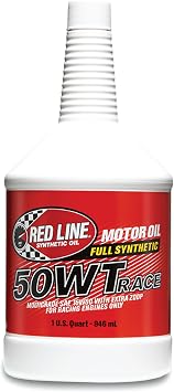 Red Line 10504 50WT Racing Oil Synthetic - Quart 12 Pack