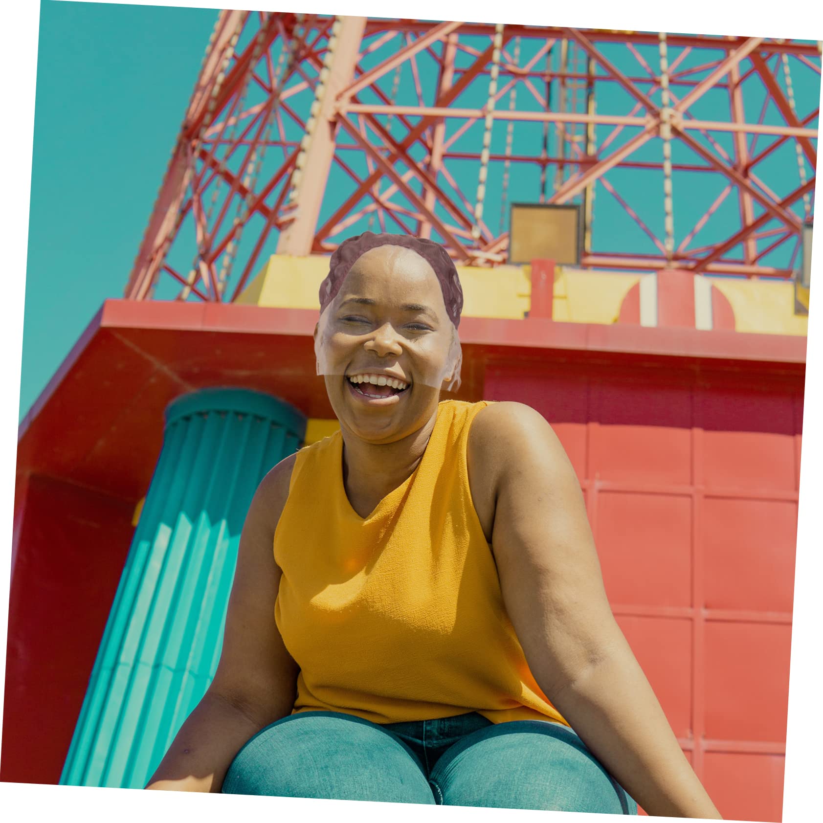 SHERCHPRY Adjustable Lace Front Wig Caps for Women Breathable Mesh Dome Style for Long Straight and Curly Hair Lightweight Design for Comfortable Wear