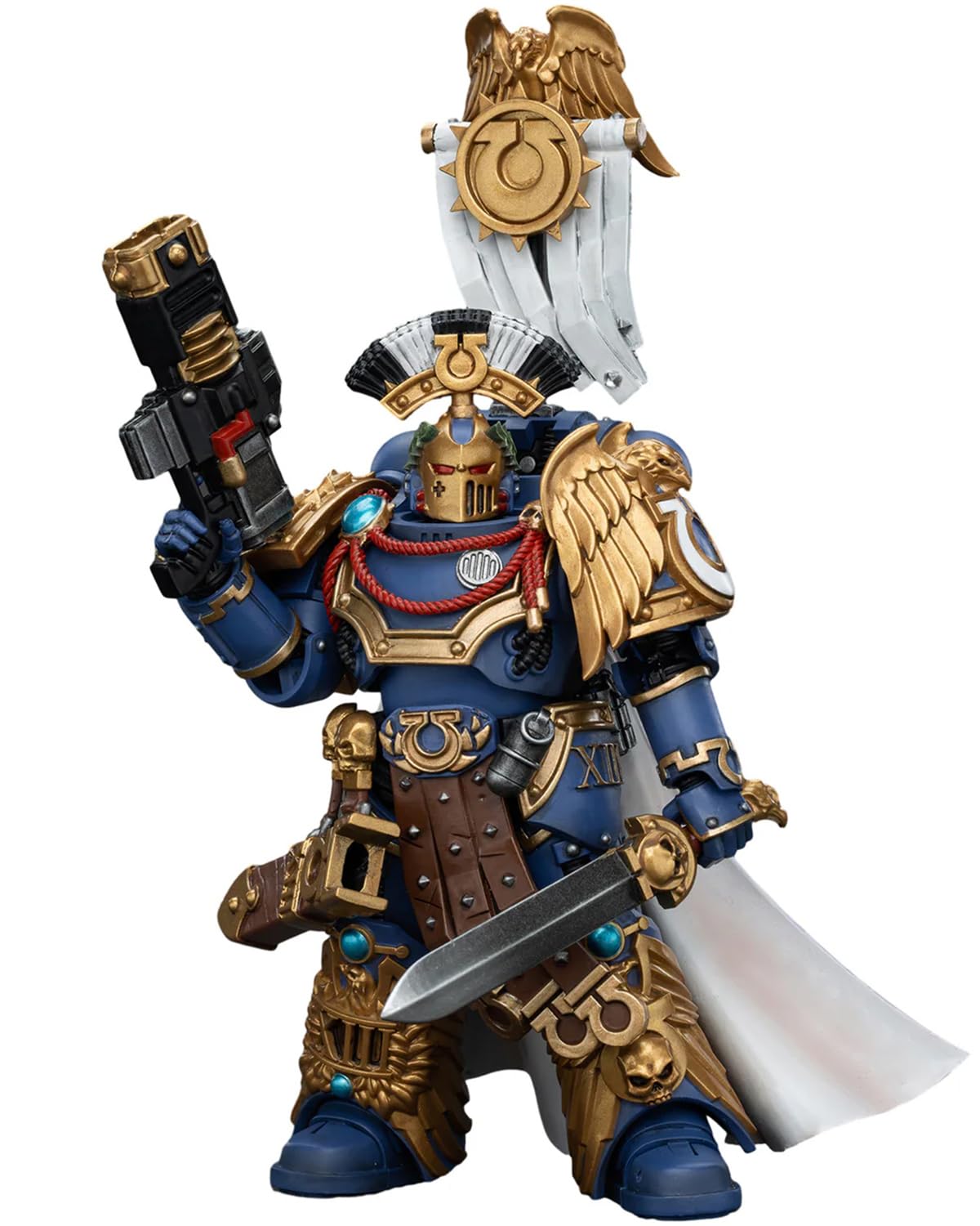 moeglichpower JOYTOY Warhammer The Horus Heresy Action Figure - Ultramarines - Legion Praetor with Power Sword and Volkite Serpenta - 5.35" Collectible Mecha Model