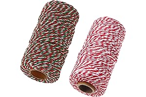 328 ft Bakers String - Heavy Duty Cotton Kitchen Twine String for Baking