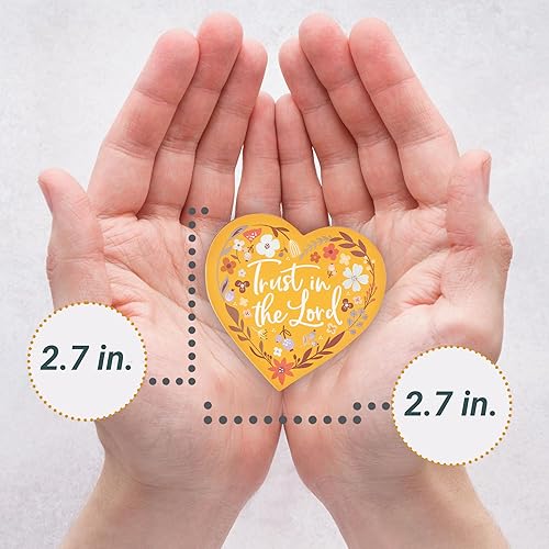 Miniatura 3 de Christian Art Gifts Imán inspirador de las Escrituras para el refrigerador para mujeres y niñas con versículo bíblico Trust in The Lord - Imán de