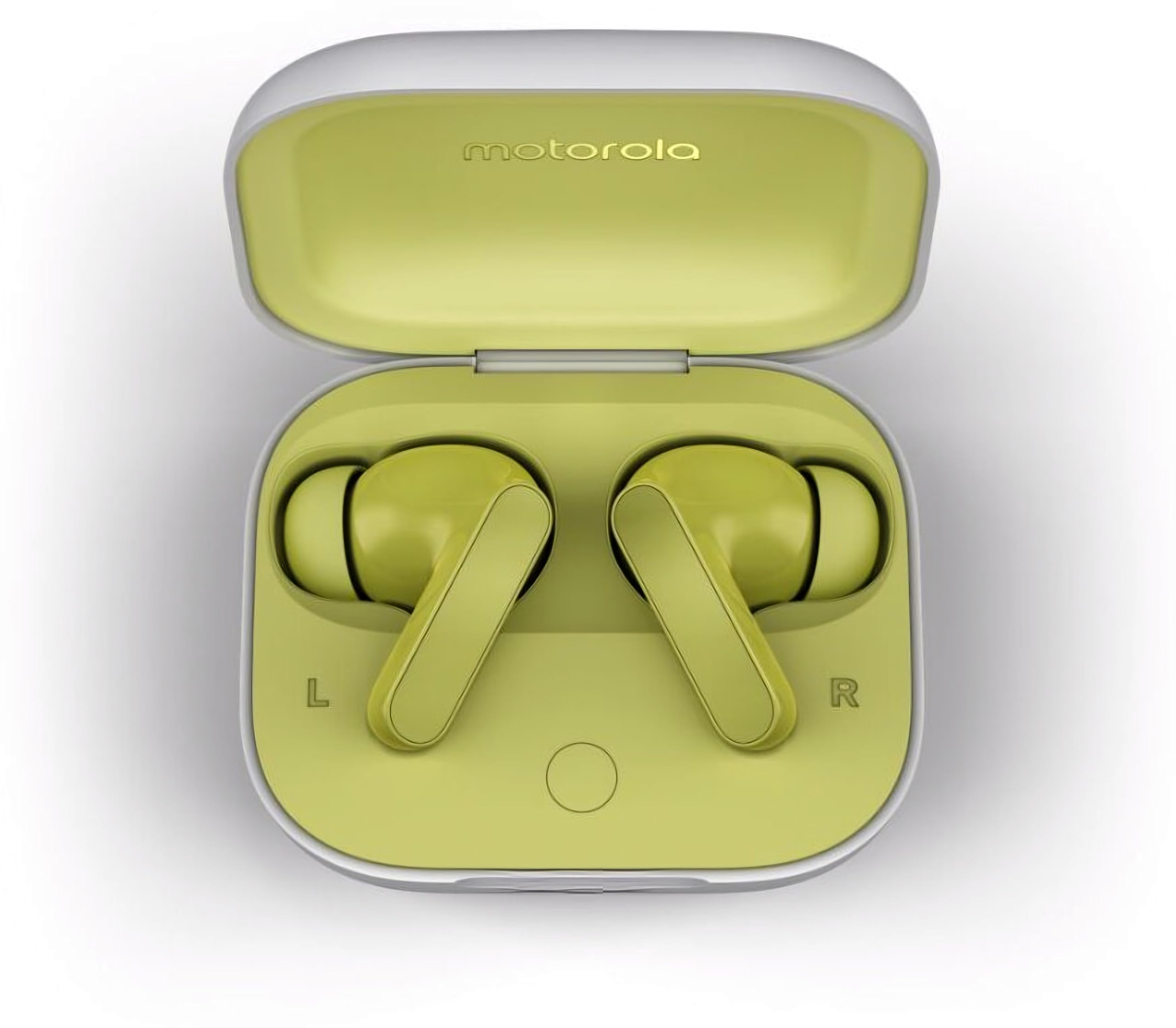 Motorola Moto Buds With Hi-Res Audio, Large 12.4Mm Driver, 42 Hrs Playback & Ipx4 Rating Bluetooth Headset (Kiwi Green, True Wireless)