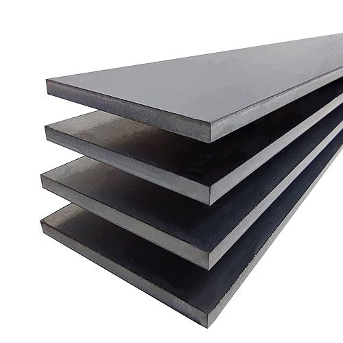 TITGGI, paquete de 4 unidades de acero plano 1095 de 12 x 1.5 x 0.16 pulgadas con estrictos estándares de calidad, el acero perfecto para