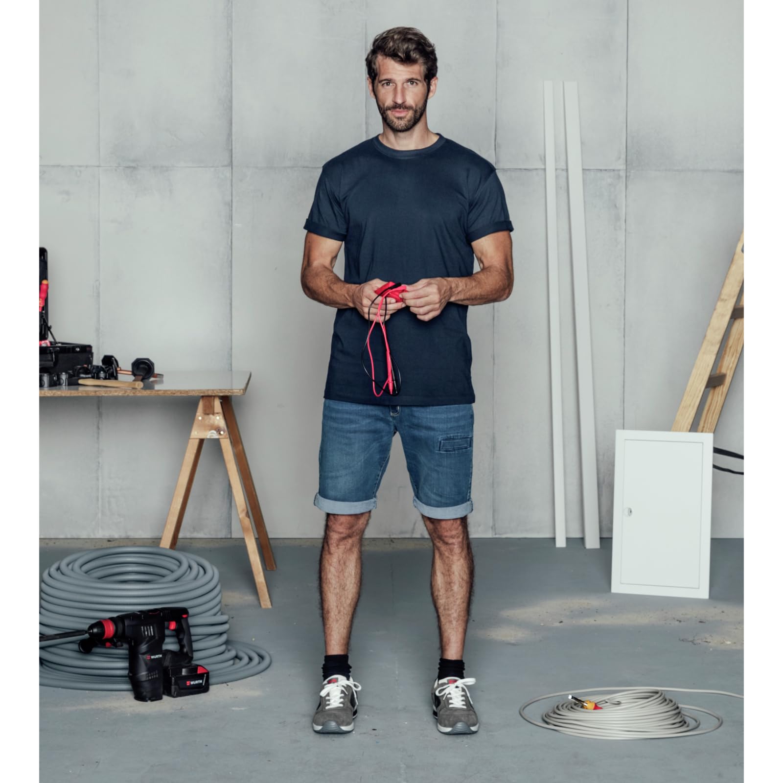 WÜRTH MODYF Bermuda in jeans Stretch X blu uomo