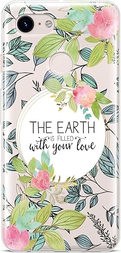 Miniatura 5 de Mertak Funda transparente para teléfono compatible con Google Pixel 7 Pro 6a 6 Pro 5a 5G 5 4a 4 3a XL 3 Salmo 11964 Lord Slim TPU silicona ligera