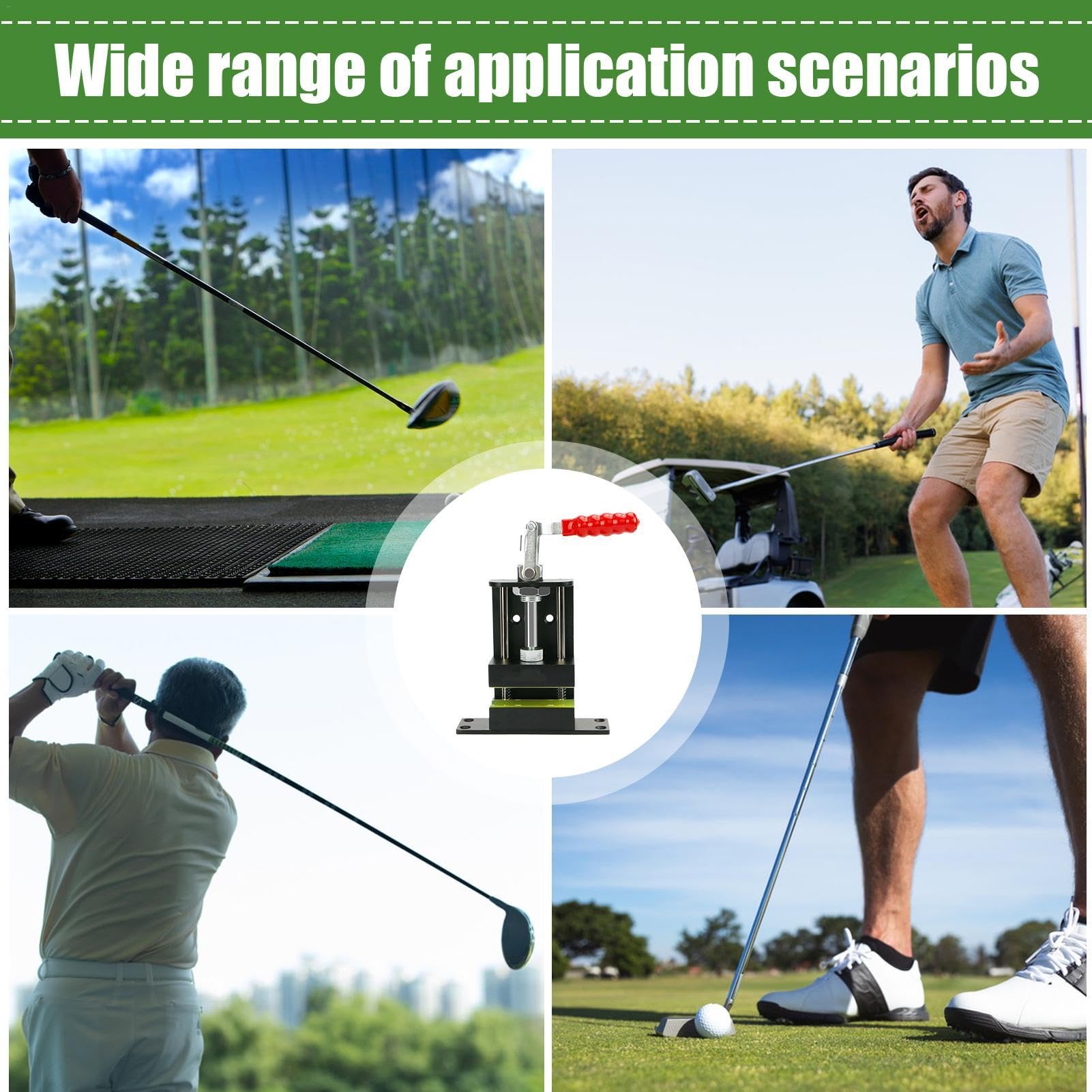 Golfschläger-Klemme, Schnellschaft-Klemme, Ersatzwerkzeug, Schlägergriffentferner, Golfschläger-Schaftklemme, Greifwerkzeug, einfach zu installieren, für Golf-Werkstattbedarf