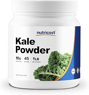 Nutricost Organic Kale Powder 1LB - All Natural, Non-GMO, Gluten Free, Certified USDA Organic Kale