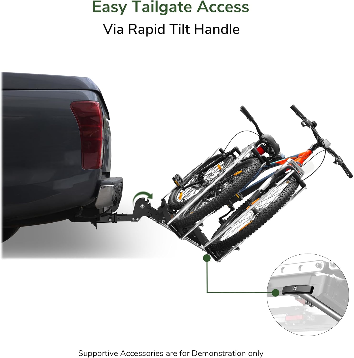 RYFA 2” Rapid Rack Extension for Sedans, Hatchbacks, MUVS, SUVS, and Passenger Vehicles - Max. Capacity 50lb / 22.6kg (RF-RAPD-E01)