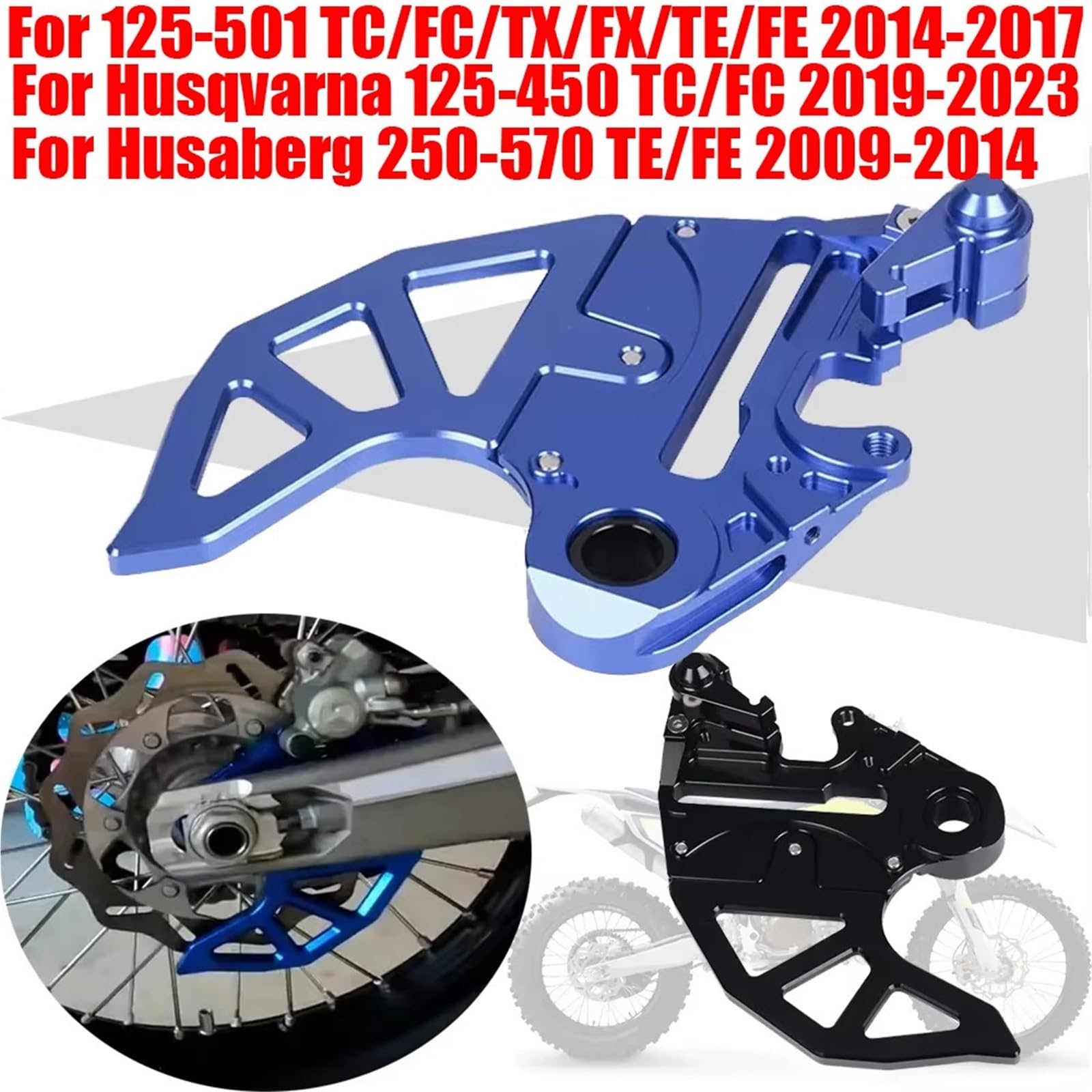 Bremsscheiben Abdeckungen Fit Für Husqvarna TC FC TX FX TE FE 125 150 250 300 350 450 501 TE250 Hinten Bremsscheibe Schutz protector(A)