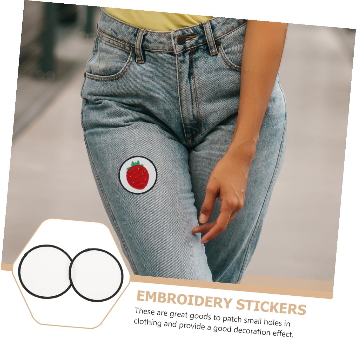 100pcs Iron Blank Sublimation Patches for Clothing Repair and Decoration Versatile Iron Embroidery Applique for Projects and Easy to Use