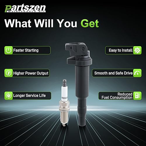 Miniatura 6 de Bobina de encendido UF592 y bujía de platino para BMW 128i 325i 325xi 328i 328xi 330i 330xi 525i 525xi 528i 528xi 530i 530xi X3 Z4 0221504470