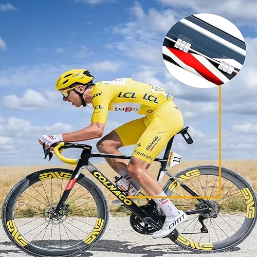 Miniatura 6 de Kit de 4 cables de cambio de bicicleta, cable de desviador de acero inoxidable de 6.9 ft y cable de cambio para bicicleta de carretera de montaña,