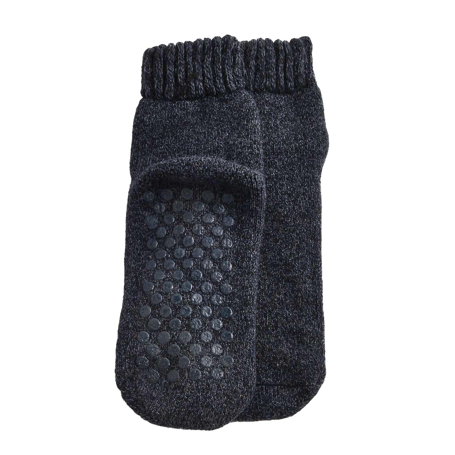 Coopers Of Stortford Men's Grey Pack Of 3 Merino Wool Slipper Socks