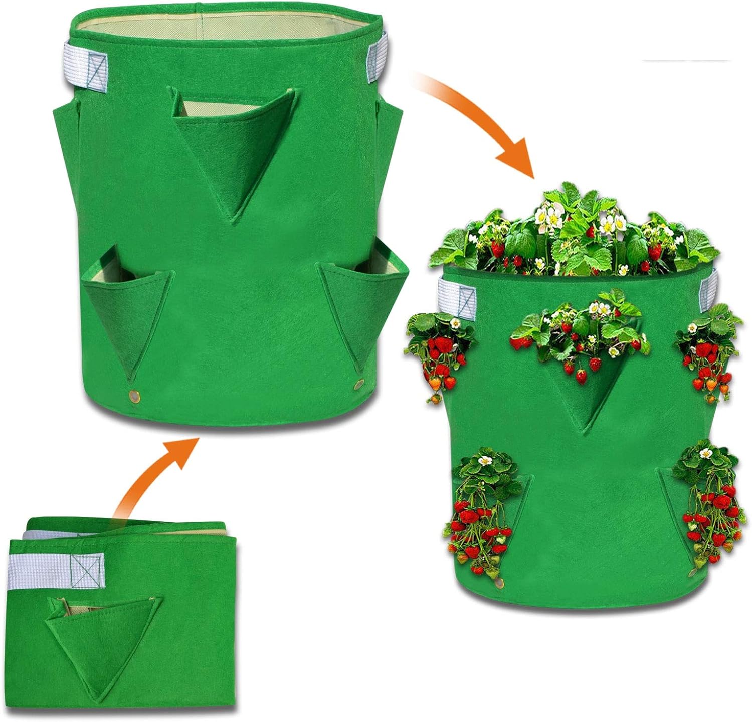 Strong Camel Planter Bag Felt Fabric Garden Planting Bag