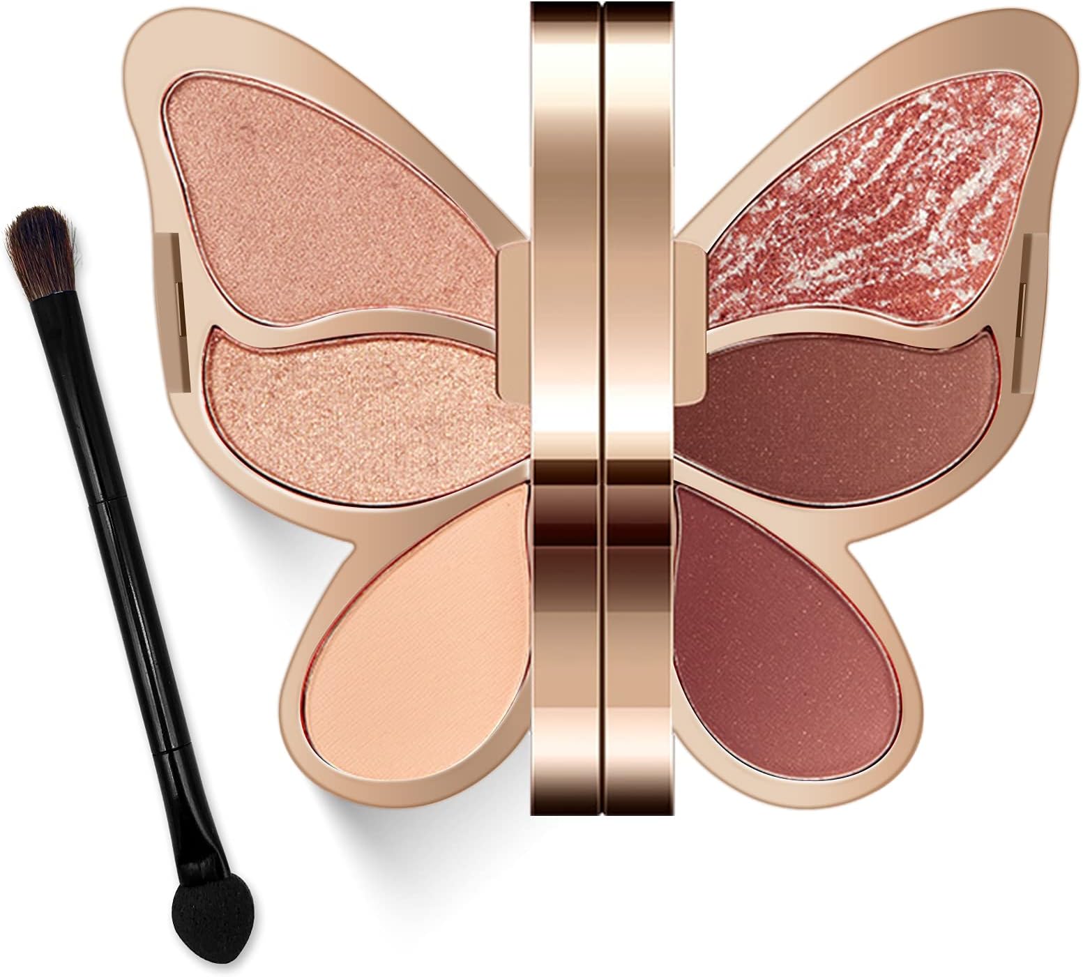 Butterfly Eyeshadow Palette Makeup, Matte Shimmer Metallic Eye Makeup, Highly Pigmented, Naturing-Looking, Blendable Long Lasting Waterproof Eye Shadow Palette, Valentine's Day Gifts Presents