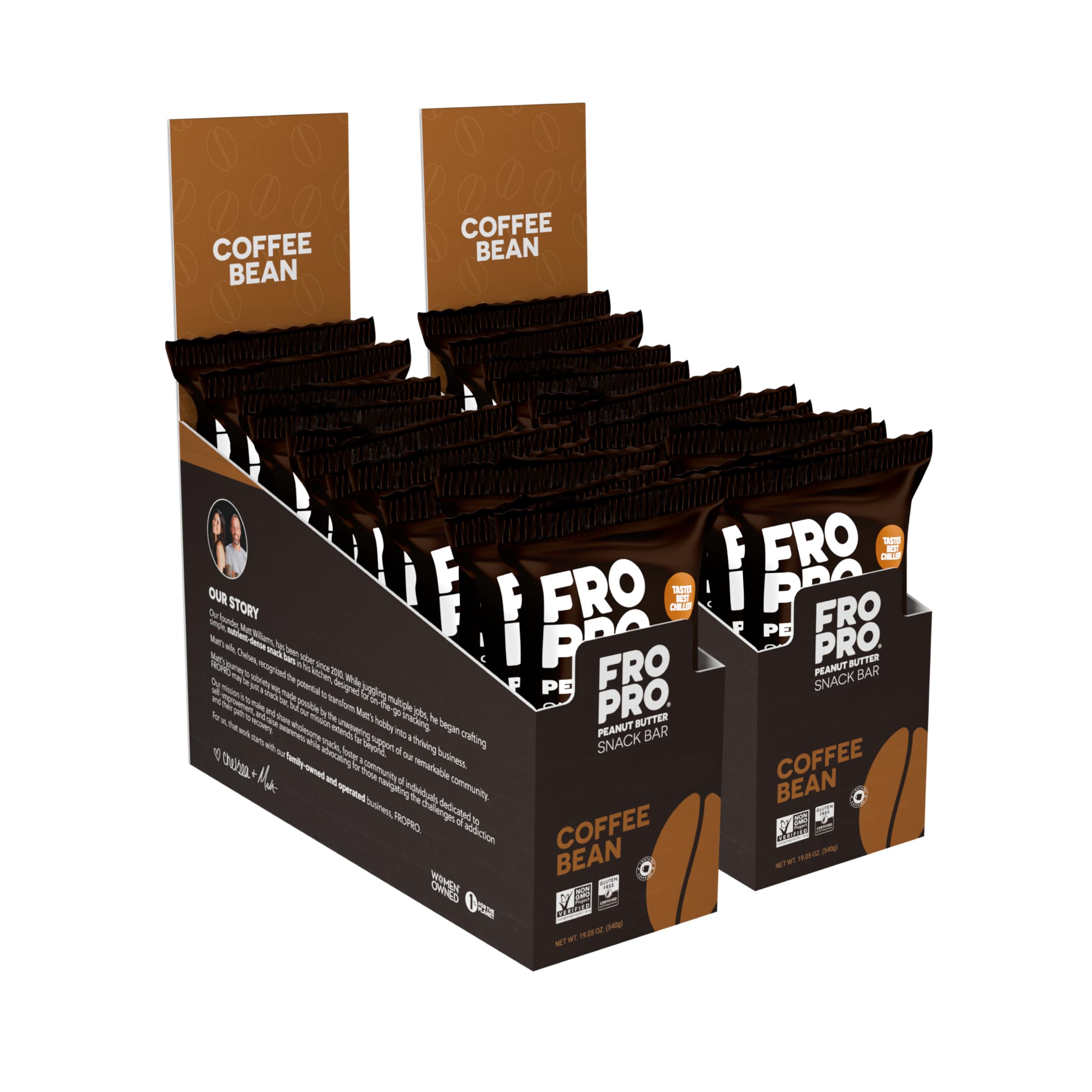 FROPRO Variety Sampler Plant Protein Bars, Gluten Free Snack Bars, 12 Pack — Amazon image 8