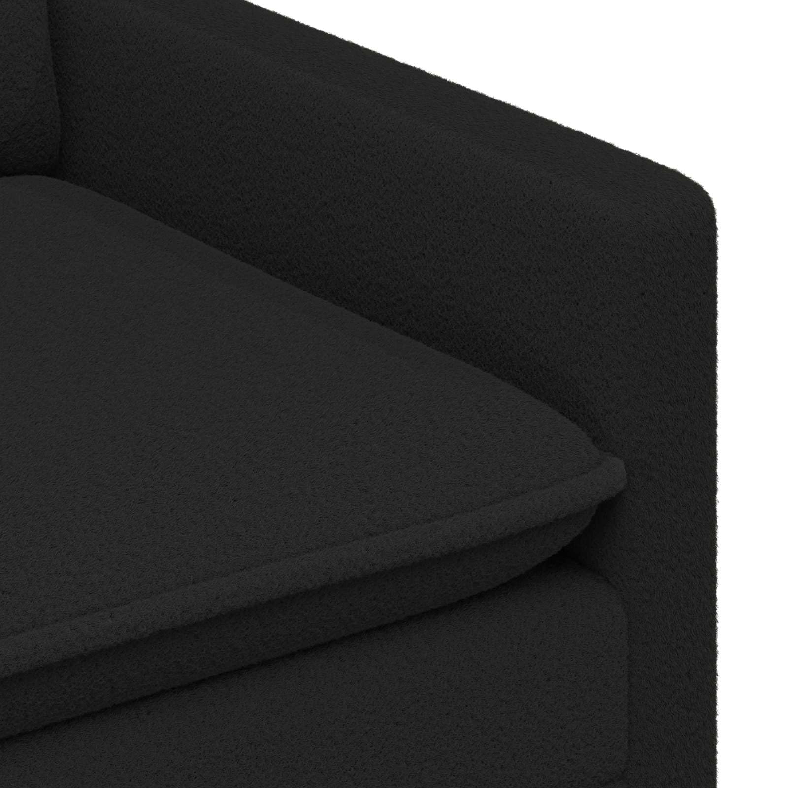 Sofá Negro 126 x 81 x 87,5 cm Tela