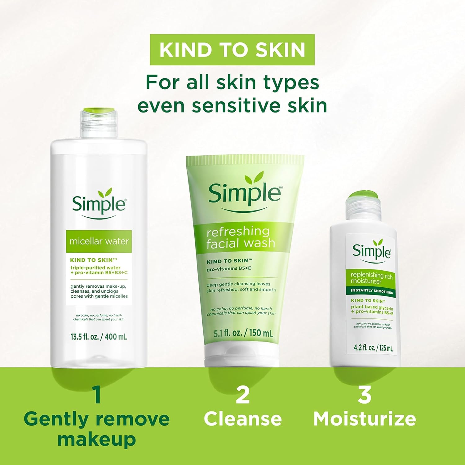 Simple Kind to Skin Micellar Cleansing Water - 13.5 oz