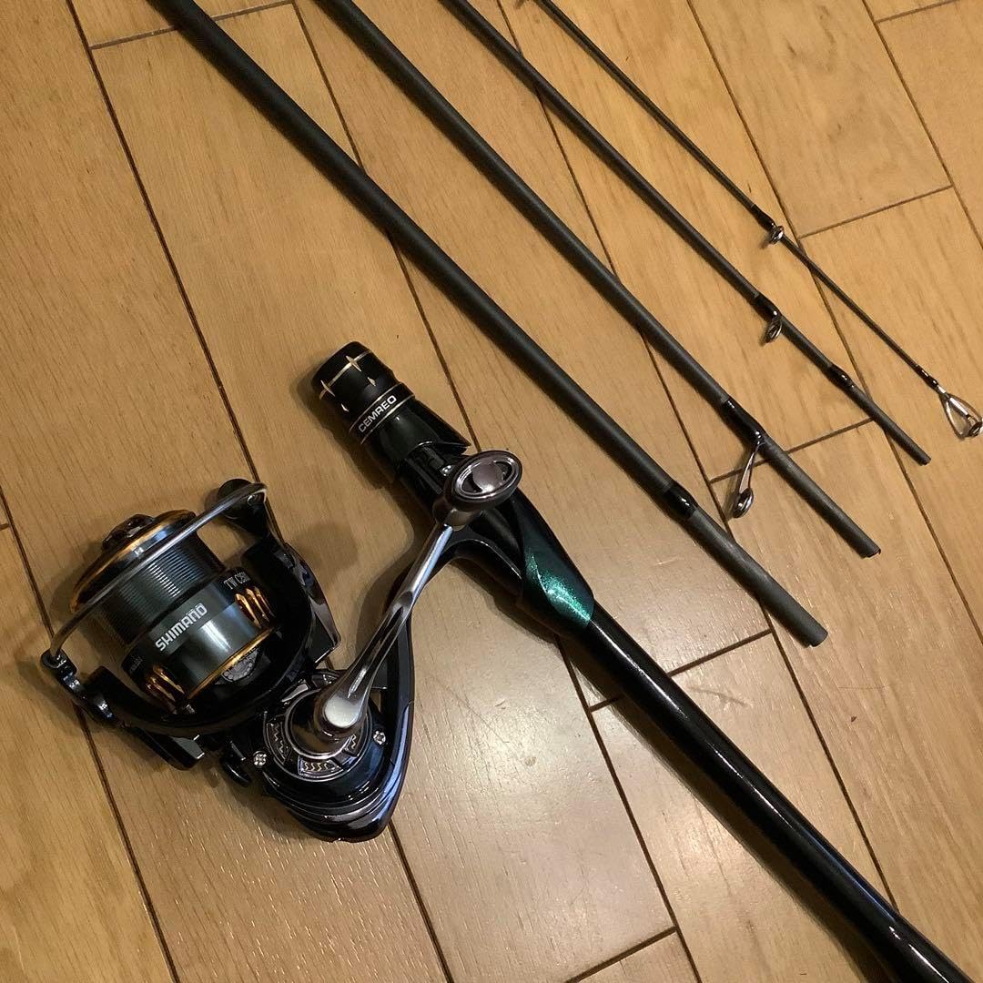 エギング、シーバス2.4mスピニングロッド&スピニングリール2500番 エギング、シーバス2.4mスピニングロッド&スピニングリール2500番
