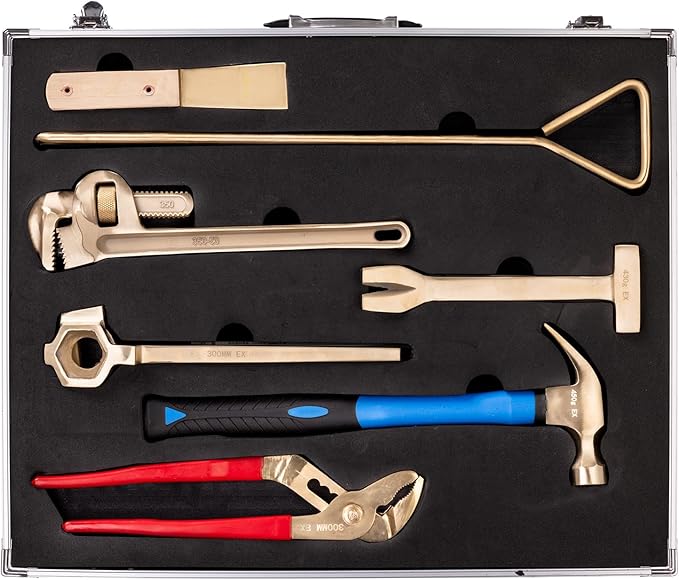 Kit de Herramientas Antichispa 16 Piezas Bronce de Aluminio miniatura 3