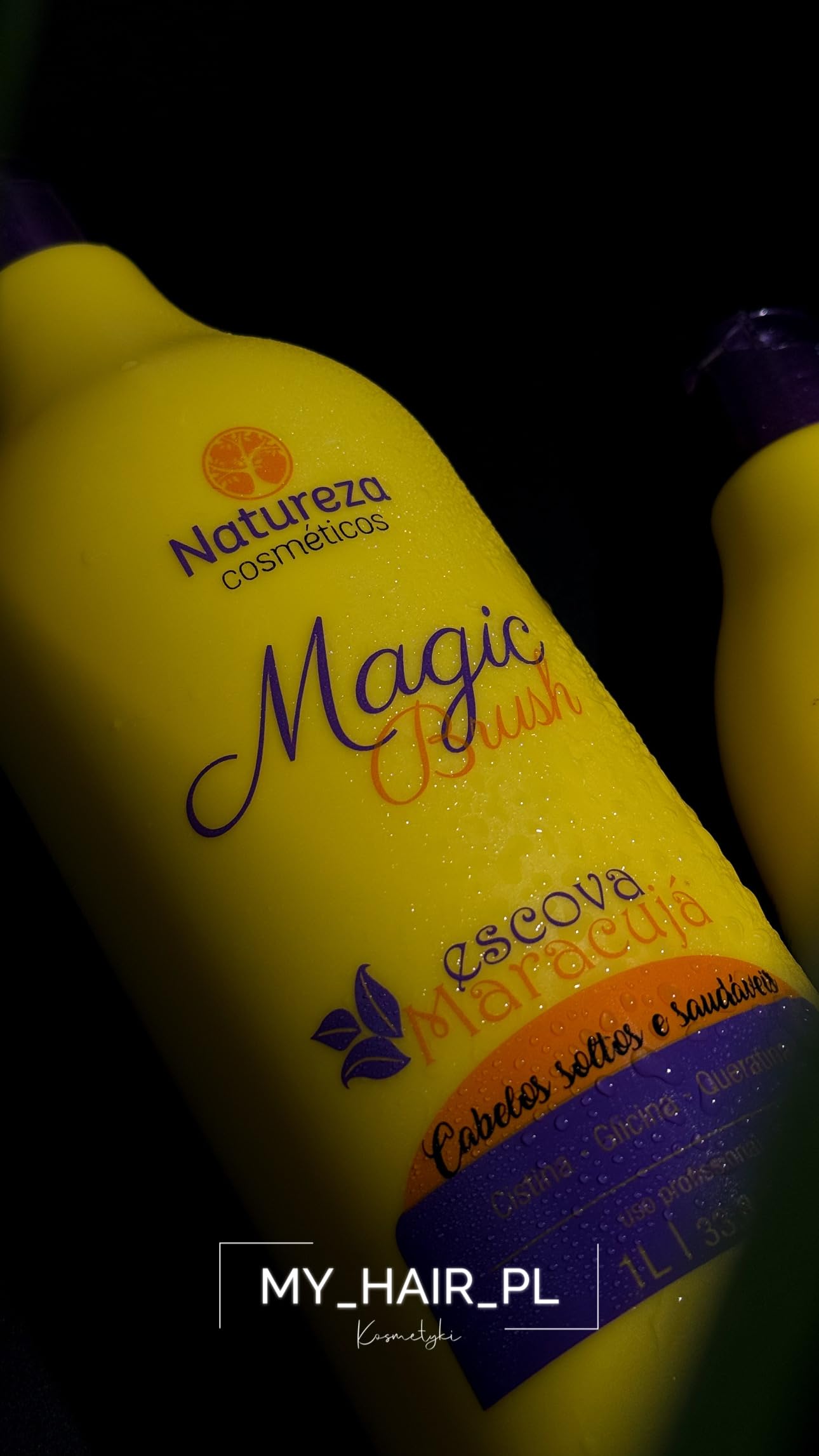 Keratyna do prostowania włosów Natureza Magic Brush 1000ml escova maracuja