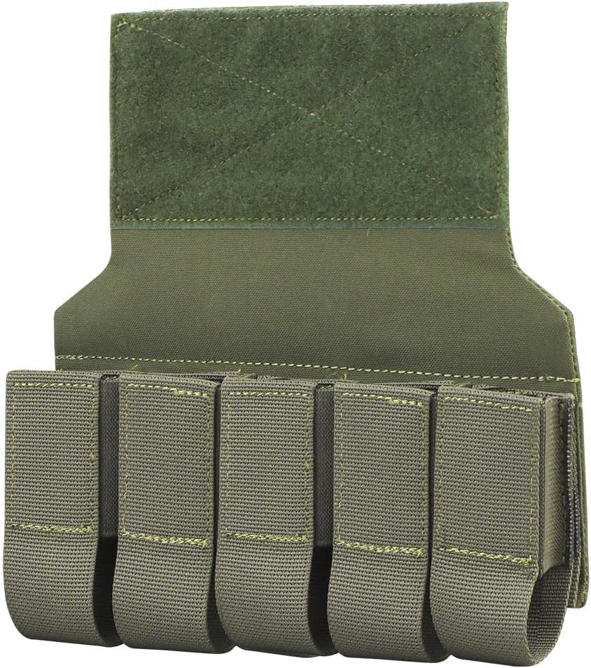 Grenade M203 Quintuple Pouches, Smoke Grenade Flash Bomb Bag Military Tactical Hunt Airsoft Magazine Holder Accessory