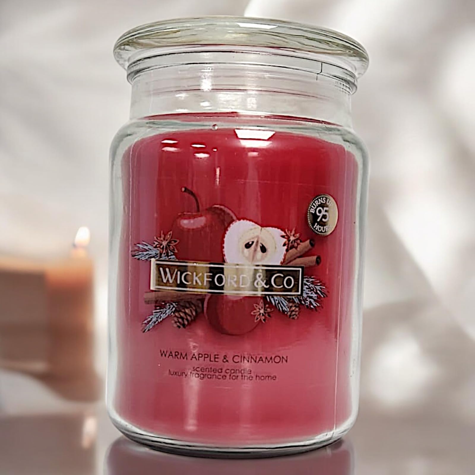 Wickford & Co Scented Candle Collection 5 Different Luxury Fragrances with 95 Hour Burn Time18 Oz Glass Jar with Lid (One Size - Image 4