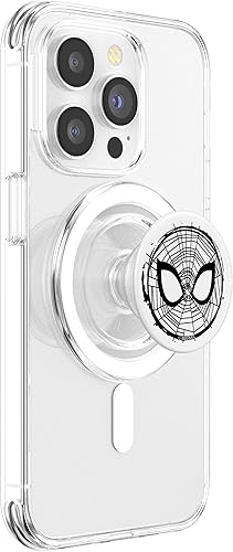 Miniatura 16 de Máscara de Spider-Man de Marvel, agarre y soporte para teléfonos y tabletas, Negro