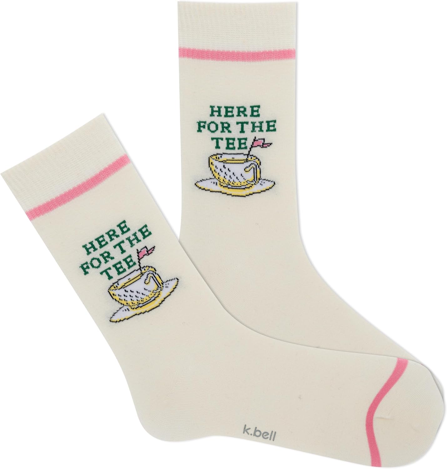 K. Bell Women's Fun Sports & Outdoors Crew Socks - 1 Pairs - Cool & Cute Casual Novelty Gifts