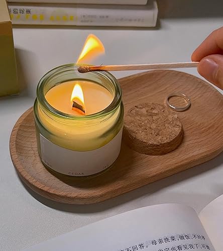 Miniatura 7 de Juego de 230 mechas de madera para velas de 0.020 in para hacer velas naturales, mechas de madera, clips de mecha, kit de núcleos de vela para hacer