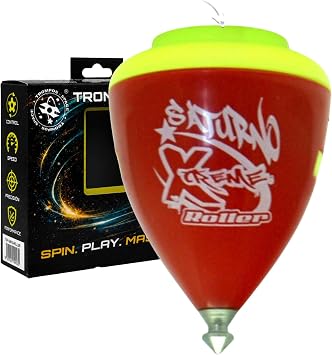 TROMPOS SPACE - Saturn XT Roller Gerardo Montero and Javi De Maria Peonza, Red, Medium SXRRJCU, Cap Color May Vary