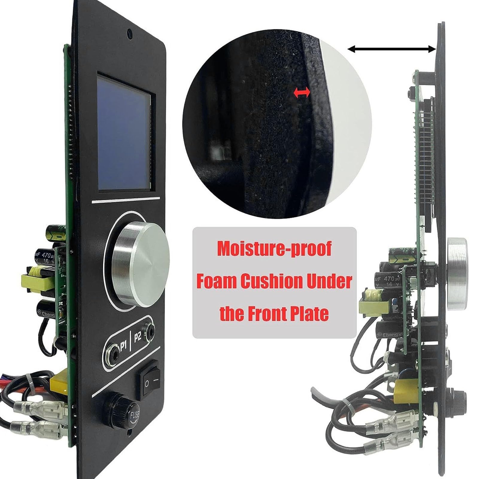 Rengue Sostituzione del Controller PID per Griglia a Pellet Scheda di Controllo Digitale della Temperatura ABS con 2 Programmi PID Sostituzione del Pannello di Controllo della Griglia per SG24 SGG