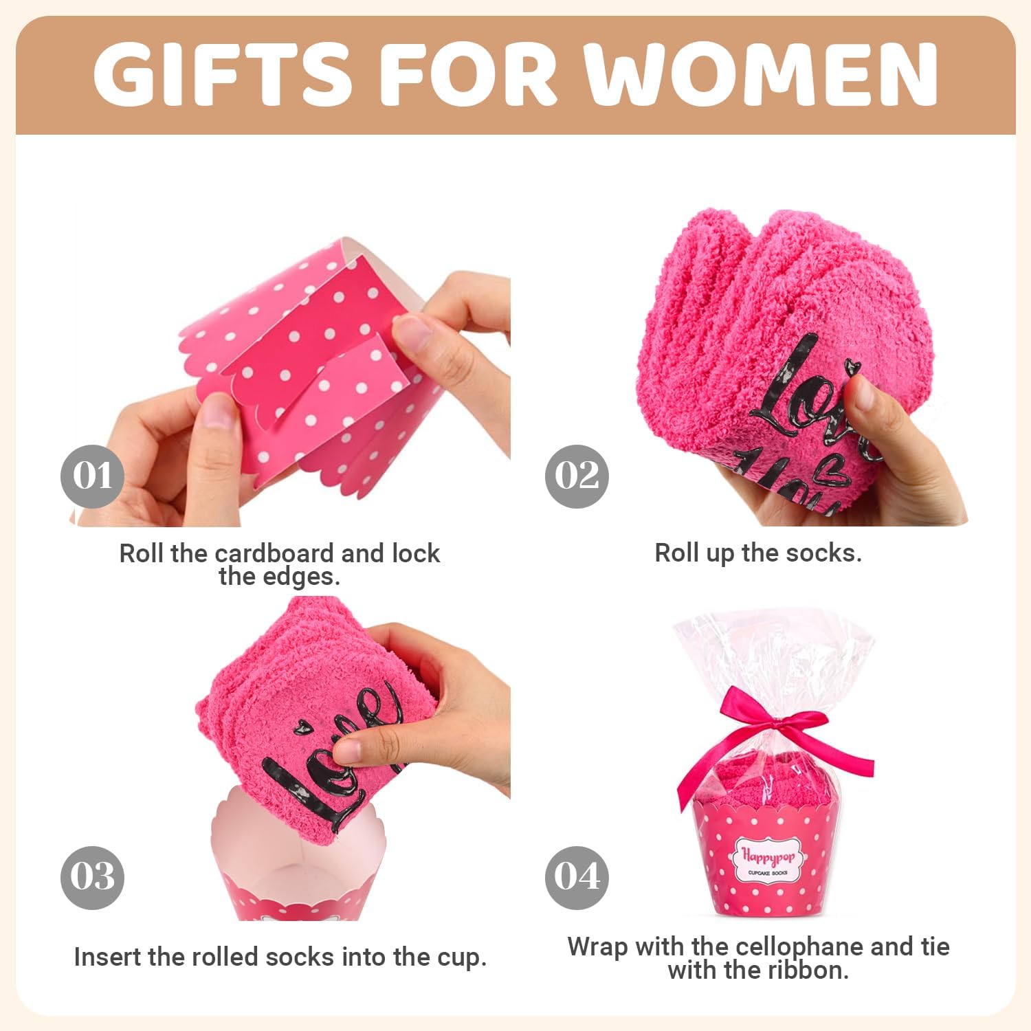 HAPPYPOP Mothers Day Socks - Gifts for Aunt Sister Mother Nana, Mom Grandma Socks - Image 4